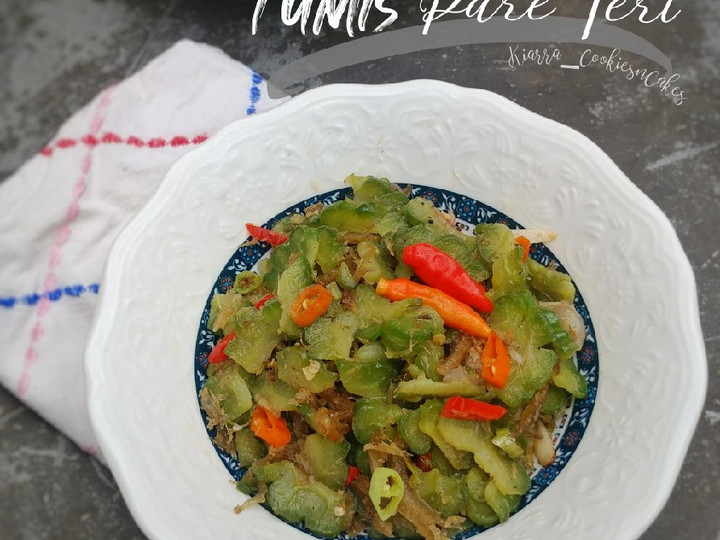 Resep (192) Tumis Pare Teri (Tidak Pahit), Lezat