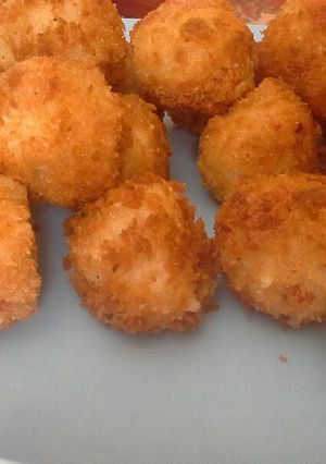 Foto resep Rice ball mudah isi sosis