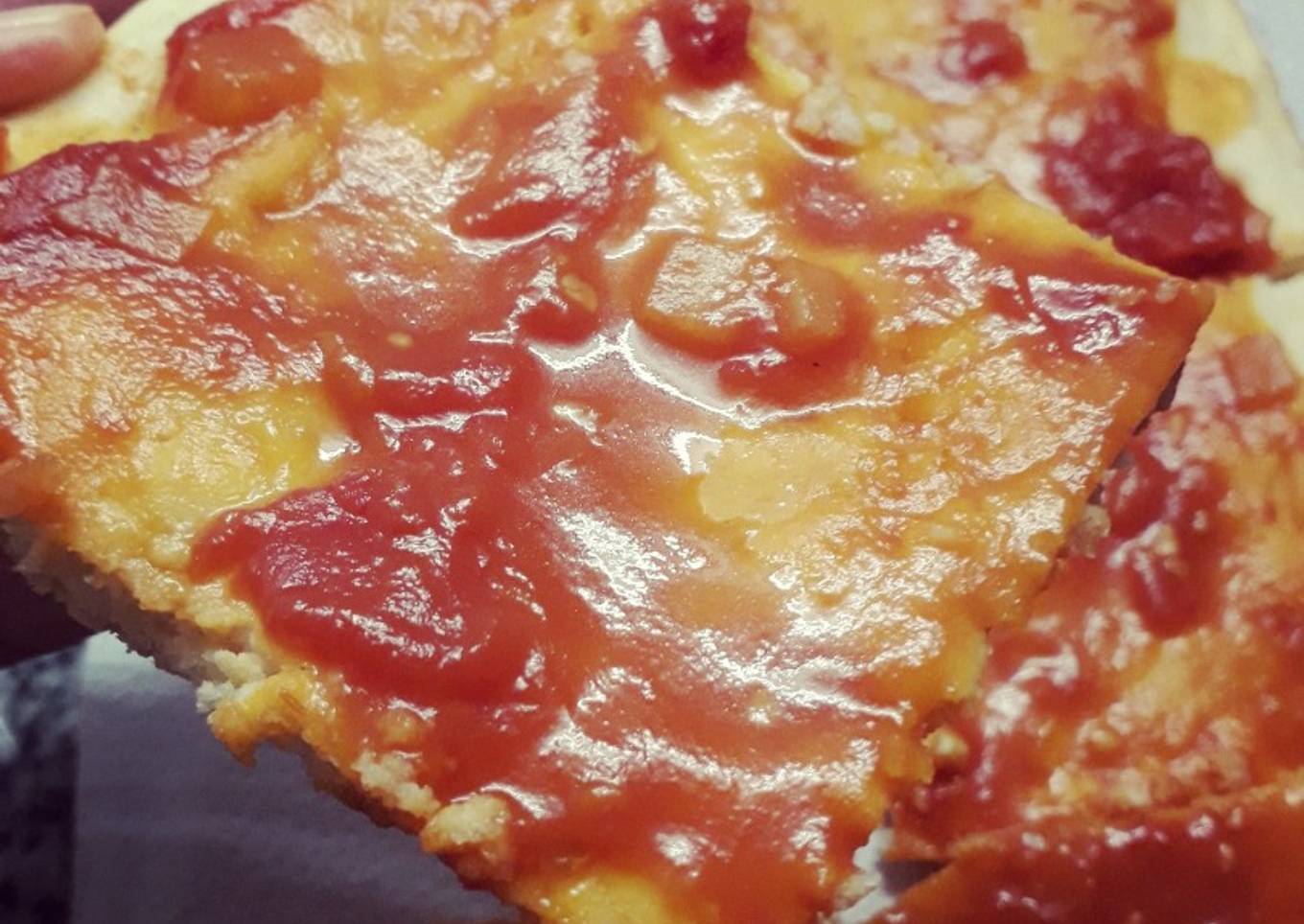 Pizza casera ¡súper fácil! Masa chicle 🍕