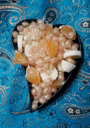 عکسی از دستور سالاد میوه🍎🍊🍌