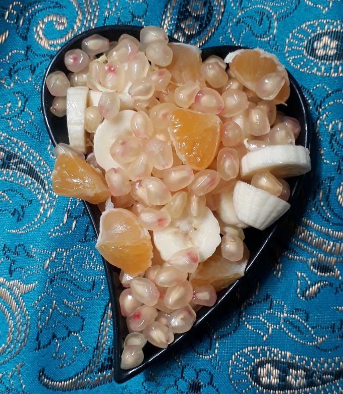 عکسی از دستور سالاد میوه🍎🍊🍌