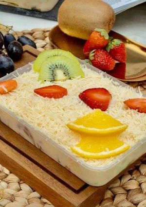 Foto resep Salad buah simple
