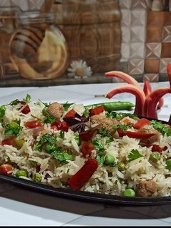 सोया पुलाव. (soya pulav recipe in marathi) रेसिपी चे मुख्य फोटो