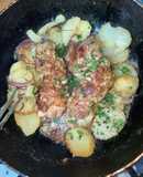 Chunchules con papas doradas