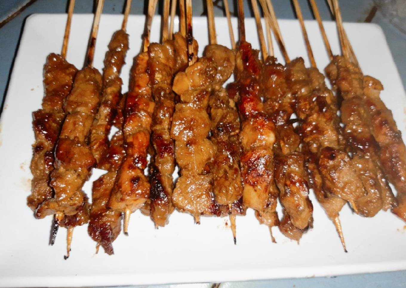 Sate ayam bumbu simpel