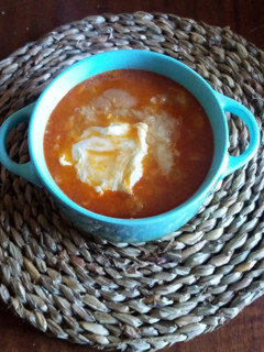 Una foto de Sopa de ajo, o sopa castellana
