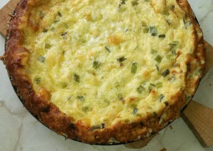 Crustless quiche