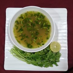 A picture of Lemon coriander soup.