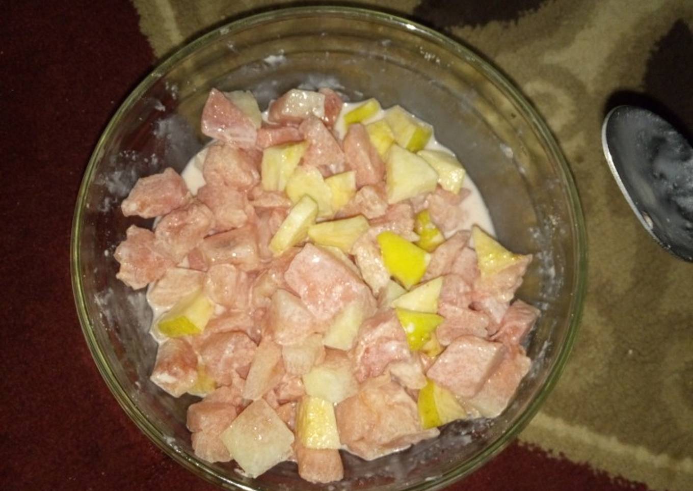 Watermelon and Apple salad