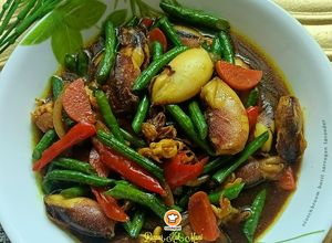 Gambar Sotong Kacang Panjang Goreng Kicap