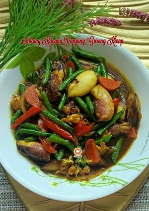Gambar Sotong Kacang Panjang Goreng Kicap