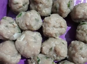 Foto resep Mpasi Bakso pentol daging
