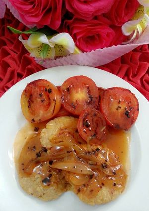 Foto resep Steak tempe blackpepper sauce