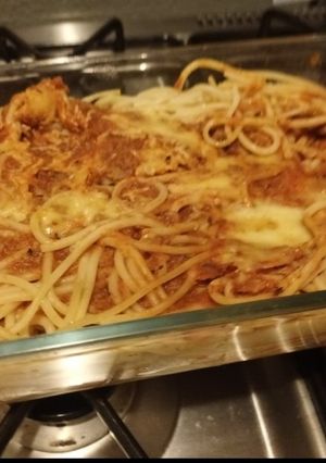 Una foto de Spaghetti a la Boloñesa