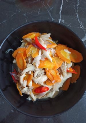 Foto resep Tumis jamur wortel saus tiram