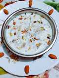 Delicious nutritious unique (sitafal) custard apple basundi