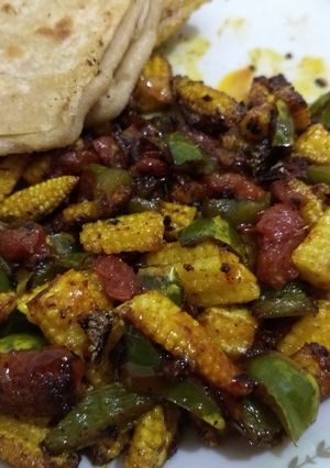A picture of Chilli babycorn.