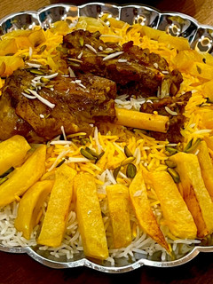 عکسی از دستور چلوگوشت