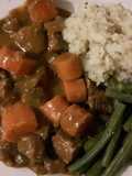 Beef & carrot stew (slow cooker)
