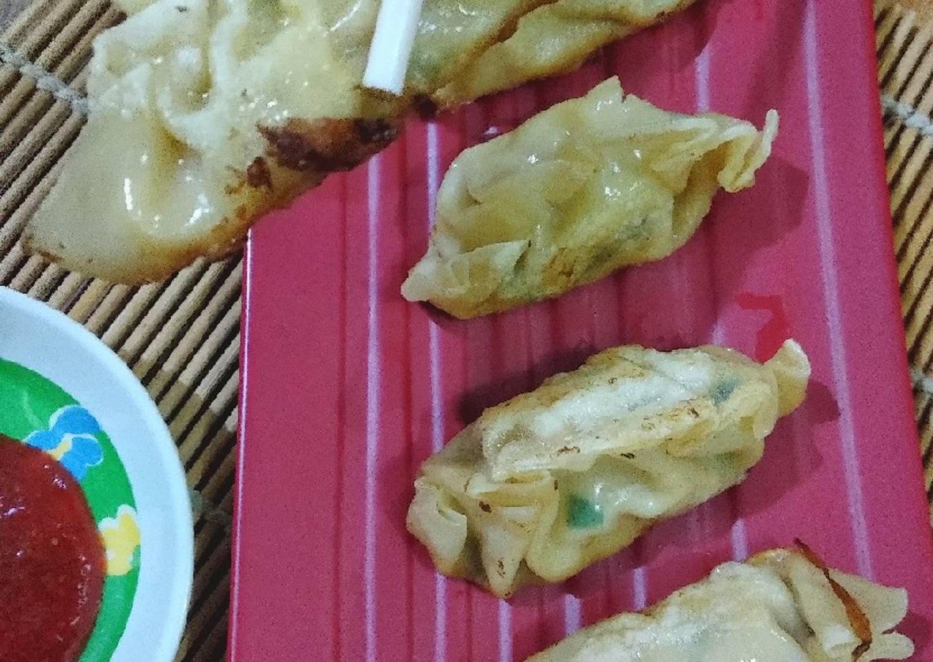 Siomay masak ala Gyoza (Dumpling) - resep kuliner nusantara