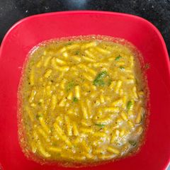 A picture of Shev Bhaji.