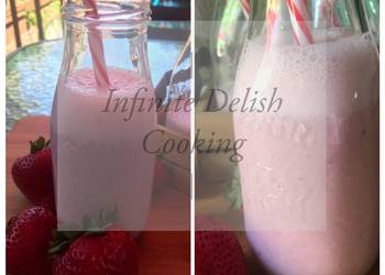 Popular Recipe Strawberry banana milkshake Yummy