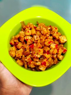 Foto resep Tumis tempe bumbu pedas
