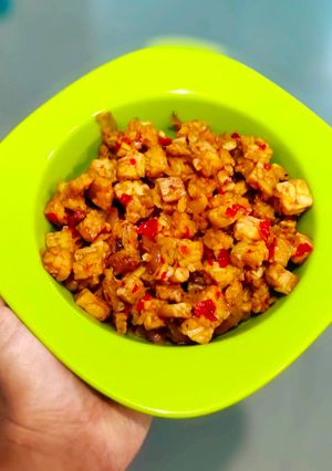 Foto resep Tumis tempe bumbu pedas