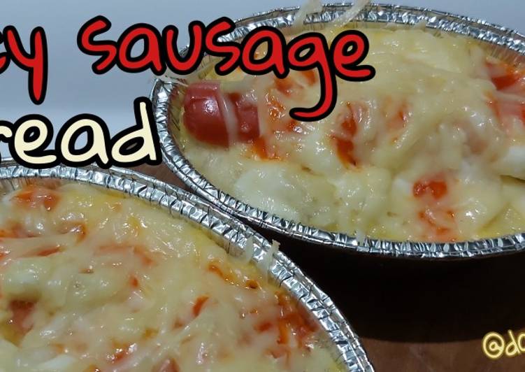 Langkah Mudah untuk Menyiapkan 069 》Spicy Sausage Bread Lumeeer..😋😋 yang Bisa Manjain Lidah