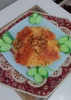 عکسی از دستور لوبیا پلو با گوشت