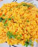 Frozen peas tomato pulav