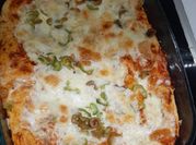 A picture of focaccia pizza