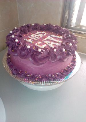 A picture of Vanilla buttercream.