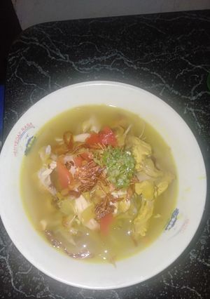 Foto resep SOTO AYAM kuah kuning