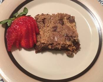 Fresh, Making Recipe Peanut butter brownie Delicious Perfect