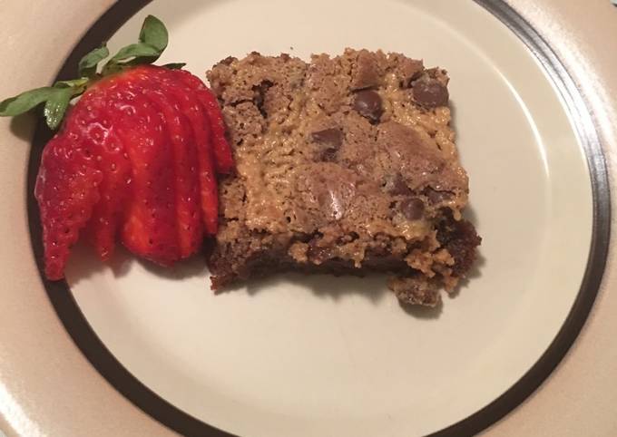 Recipe of Speedy Peanut butter brownie