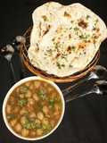 Chole and Butter Naan