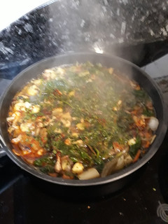 Una foto de Sopa de verduras con panceta