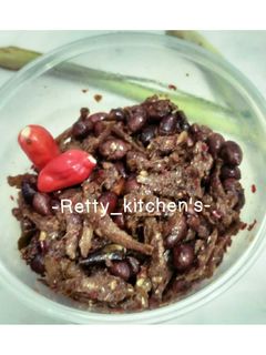 Foto resep Teri kacang balado 🌶