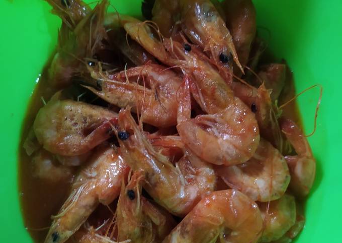 Resep Udang masak saus padang oleh Audi Reyna - Cookpad