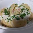 Sorrentinos rellenos con jamón y muzarella