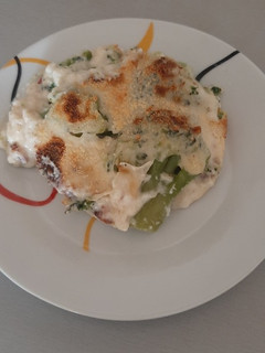 Una foto de Brócoli con bechamel