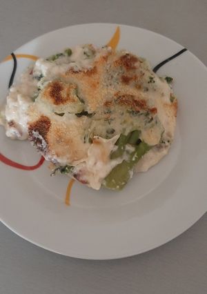 Una foto de Brócoli con bechamel