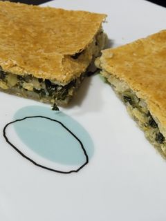Una foto de Coca de espinacas y acelgas