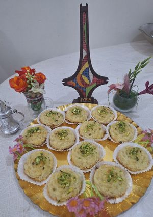 صورة لوصفة كب كنافة بالقشطة