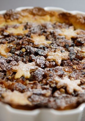 Une photo de Tarte de Noël aux fruits secs