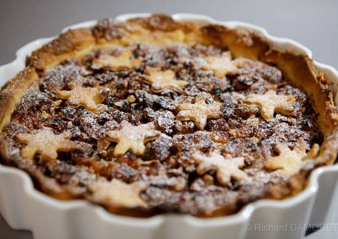 Tarte de Noël aux fruits secs