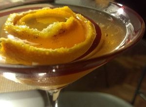 Una foto de Martini Vodka con naranja