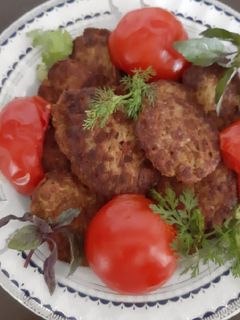 عکسی از دستور کتلت خوشمزه من😋