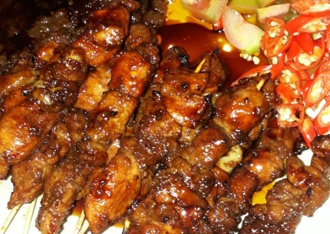 Resep Sate ayam madura Anti Gagal